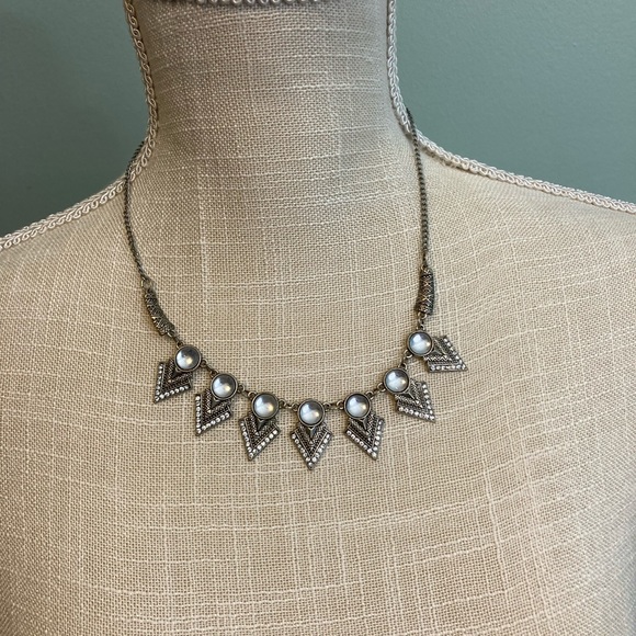 Aztec necklace w rhinestones - Picture 3 of 7